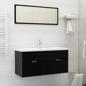 Built-in sink with white ceramic faucet 101x39x18 cm by , Sinks - Ref: Foro24-148627, Price: 275,99 €, Discount: %