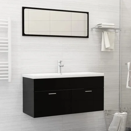 Einbauwaschbecken mit weißem Keramikhahn 101x39x18 cm von , Sinkt - Ref: Foro24-148627, Preis: 275,99 €, Rabatt: %