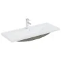Einbauwaschbecken mit weißem Keramikhahn 101x39x18 cm von , Sinkt - Ref: Foro24-148627, Preis: 275,99 €, Rabatt: %