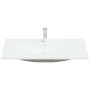 Einbauwaschbecken mit weißem Keramikhahn 101x39x18 cm von , Sinkt - Ref: Foro24-148627, Preis: 288,96 €, Rabatt: %