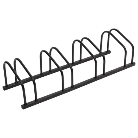 Bicycle rack for 4 black steel bicycles by , Bases and supports for storing bicycles - Ref: Foro24-154424, Price: 34,30 €, Di...