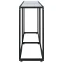 White marble tempered glass console table 160x35x75.5 cm by , Side tables - Ref: Foro24-331680, Price: 73,70 €, Discount: %