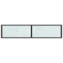 White marble tempered glass console table 160x35x75.5 cm by , Side tables - Ref: Foro24-331680, Price: 73,70 €, Discount: %