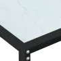 White marble tempered glass console table 160x35x75.5 cm by , Side tables - Ref: Foro24-331680, Price: 73,70 €, Discount: %