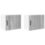 Armario de cocina mural 2 pcs Gris Sonoma 50 x 31 x 40 cm