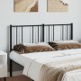 Kopfteil aus schwarzem Metall, 140 cm von , Kopf- und Fußteile - Ref: Foro24-352513, Preis: 28,28 €, Rabatt: %