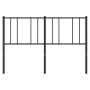 Kopfteil aus schwarzem Metall, 140 cm von , Kopf- und Fußteile - Ref: Foro24-352513, Preis: 28,28 €, Rabatt: %