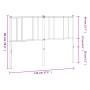 Kopfteil aus schwarzem Metall, 140 cm von , Kopf- und Fußteile - Ref: Foro24-352513, Preis: 28,28 €, Rabatt: %