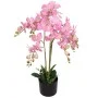 Artificial orchid plant with pink pot 75 cm by vidaXL, artificial flora - Ref: Foro24-244426, Price: 49,66 €, Discount: %
