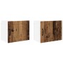 Armario de cocina mural 2 pcs Madera Vieja 50 x 31 x 40 cm