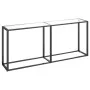 Transparent tempered glass console table 180x35x75.5 cm by , Side tables - Ref: Foro24-331682, Price: 71,66 €, Discount: %