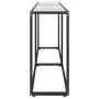 Mesa consola vidrio templado transparente 180x35x75,5 cm de , Mesas auxiliares - Ref: Foro24-331682, Precio: 71,18 €, Descuen...