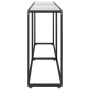 Transparent tempered glass console table 180x35x75.5 cm by , Side tables - Ref: Foro24-331682, Price: 72,71 €, Discount: %