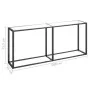 Transparenter Konsolentisch aus gehärtetem Glas, 180 x 35 x 75,5 cm von , Seitentische - Ref: Foro24-331682, Preis: 72,25 €, ...