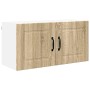 Armario de cocina mural con puerta Roble Sonoma 80 x 31 x 40 cm