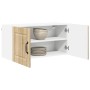 Armario de cocina mural con puerta Roble Sonoma 80 x 31 x 40 cm