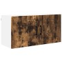 Armario de cocina mural Roble ahumado 80 x 31 x 40 cm