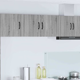 Armario de cocina mural con estante Gris Sonoma 80 x 31 x 40 cm