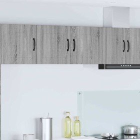 Armario de cocina mural con estante Gris Sonoma 80 x 31 x 40 cm en Armarios de cocina | Comprar online en Foro24