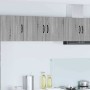 Armario de cocina mural con estante Gris Sonoma 80 x 31 x 40 cm