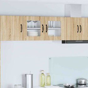 Armario de cocina mural con puerta Roble Sonoma 80 x 31 x 40 cm en Armarios de cocina | Comprar online en Foro24