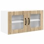 Armario de cocina mural con puerta Roble Sonoma 80 x 31 x 40 cm
