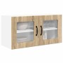 Armario de cocina mural con puerta Roble Sonoma 80 x 31 x 40 cm