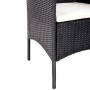 4-teiliges Gartenmöbel-Set und schwarze Kissen aus synthetischem Rattan von , Gartensets - Ref: Foro24-44186, Preis: 256,33 €...