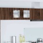 Armario de cocina mural con puerta Roble Marrón 80 x 31 x 40 cm