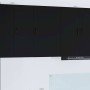 Armario de cocina mural con estante Negro 50 x 31 x 80 cm en Armarios de cocina | Comprar online en Foro24