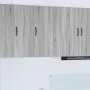 Armario de cocina mural con estante Gris Sonoma 50 x 31 x 80 cm