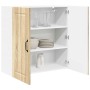 Armario de cocina mural con puerta Roble Sonoma 80 x 31 x 80 cm