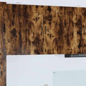 Armario de cocina mural Roble ahumado 80 x 31 x 80 cm en Armarios de cocina | Comprar online en Foro24