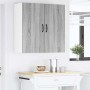Armario de cocina mural con estante Gris Sonoma 80 x 31 x 80 cm