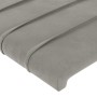 Kopfteile 2 Einheiten aus hellgrauem Samt 90x5x78/88 cm von , Kopf- und Fußteile - Ref: Foro24-3116508, Preis: 46,31 €, Rabat...