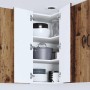 Armario de cocina mural con puerta Madera Vieja 57 x 57 x 80 cm