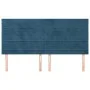 Headboards 4 units of dark blue velvet 90x5x78/88 cm by , Headboards and footboards - Ref: Foro24-3116536, Price: 104,27 €, D...