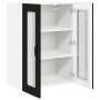 Armario de cocina mural con estante Negro 60 x 31 x 80 cm