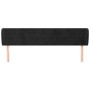 Kopfteil aus schwarzem Samt, 183 x 23 x 78/88 cm von , Kopf- und Fußteile - Ref: Foro24-3117346, Preis: 73,73 €, Rabatt: %