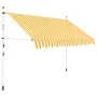 Manuell einziehbare Markise 300 cm orange-weiß gestreift von vidaXL, Markisen - Ref: Foro24-43234, Preis: 102,29 €, Rabatt: %