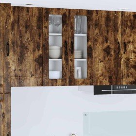 Armario de cocina mural Roble ahumado 60 x 31 x 80 cm en Armarios de cocina | Comprar online en Foro24