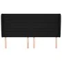 Headboard with black fabric ears 183x23x118/128 cm by , Headboards and footboards - Ref: Foro24-3118112, Price: 127,39 €, Dis...