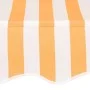 Manuell einziehbare Markise 300 cm orange-weiß gestreift von vidaXL, Markisen - Ref: Foro24-43234, Preis: 102,29 €, Rabatt: %