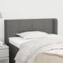 Kopfteil aus dunkelgrauem Stoff, 93 x 16 x 78/88 cm von , Kopf- und Fußteile - Ref: Foro24-3118751, Preis: 50,70 €, Rabatt: %