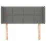 Dark gray fabric headboard 93x16x78/88 cm by , Headboards and footboards - Ref: Foro24-3118751, Price: 49,94 €, Discount: %