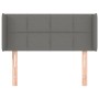 Kopfteil aus dunkelgrauem Stoff, 93 x 16 x 78/88 cm von , Kopf- und Fußteile - Ref: Foro24-3118751, Preis: 50,70 €, Rabatt: %