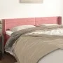 Cabecero de terciopelo rosa 183x16x78/88 cm de , Cabeceros y pies de cama - Ref: Foro24-3118973, Precio: 67,61 €, Descuento: %