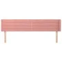 Cabecero de terciopelo rosa 183x16x78/88 cm de , Cabeceros y pies de cama - Ref: Foro24-3118973, Precio: 67,61 €, Descuento: %