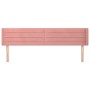 Rosa Samtkopfteil 183x16x78/88 cm von , Kopf- und Fußteile - Ref: Foro24-3118973, Preis: 69,05 €, Rabatt: %