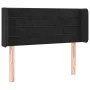 Kopfteil aus schwarzem Samt, 93 x 16 x 78/88 cm von , Kopf- und Fußteile - Ref: Foro24-3118946, Preis: 49,55 €, Rabatt: %